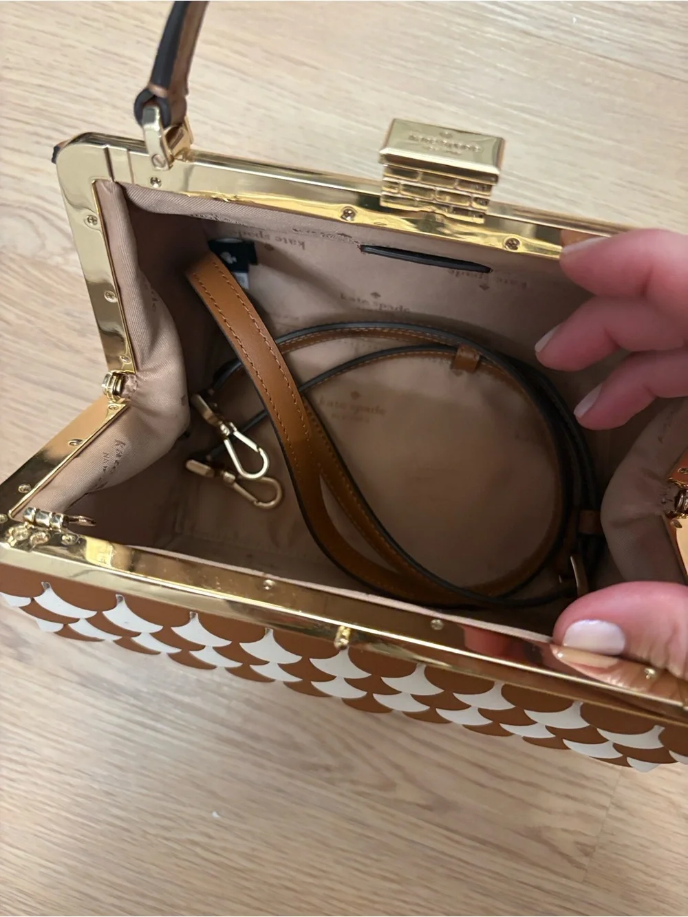 Kate Spade Gingerbread House Novelty Purse